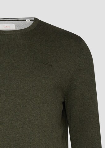 s.Oliver Men Big Sizes Свитер в Зеленый