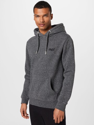 Sweat-shirt Superdry en gris : devant