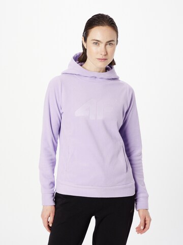 4F Athletic Sweatshirt in Purple: front