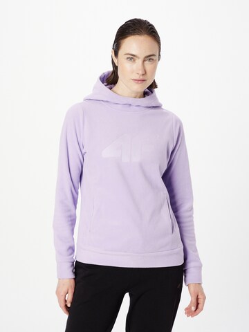 4F - Sweatshirt de desporto em roxo: frente