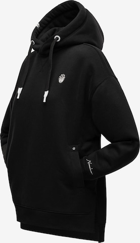NAVAHOO Sweatshirt 'Silberengelchen' i svart