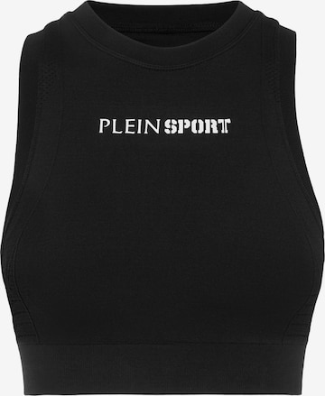 Plein Sport - Top deportivo en negro: frente