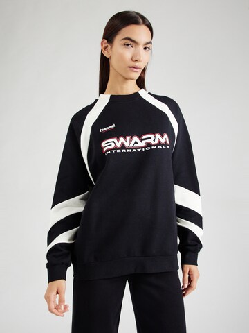 Hummel Sports sweatshirt in Black: front