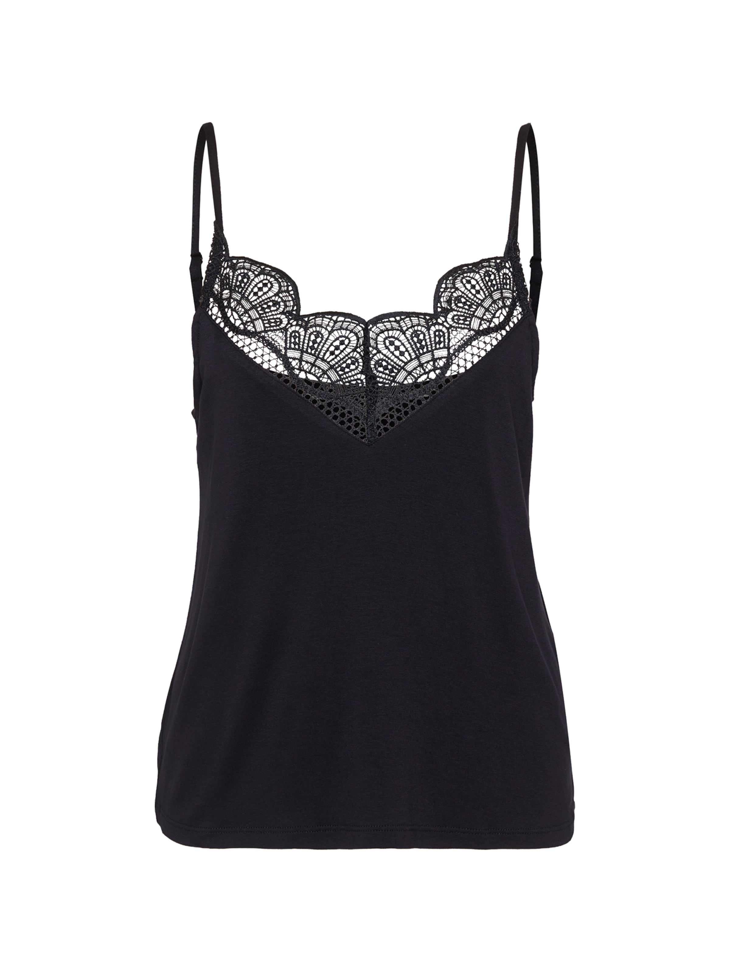 Vero Moda Petite Τοπ 'VMGLADYS' σε μαύρο: μπροστά