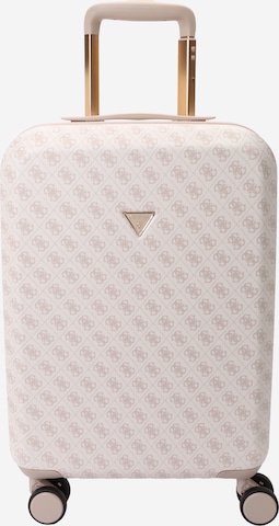 Trolley 'Latona' di GUESS in bianco: frontale