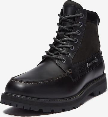 Bocanci cu șireturi 'Britton Road' de la TIMBERLAND pe negru: față