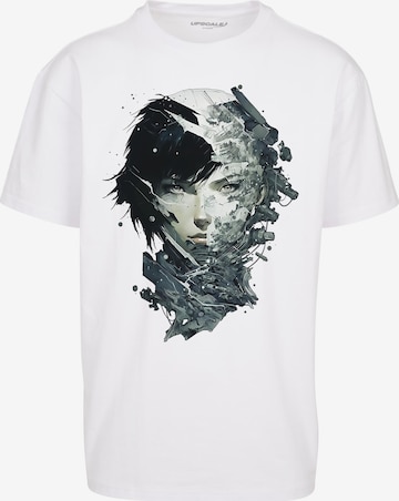 MT Upscale Shirt 'Puppet Master' in White: front