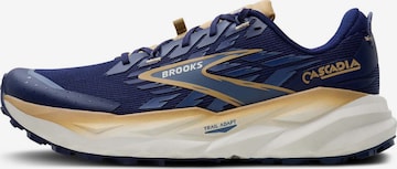 Chaussure de course 'CASCADIA 19' BROOKS en bleu : devant