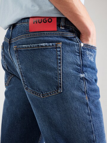 Tapered Jeans di HUGO in blu