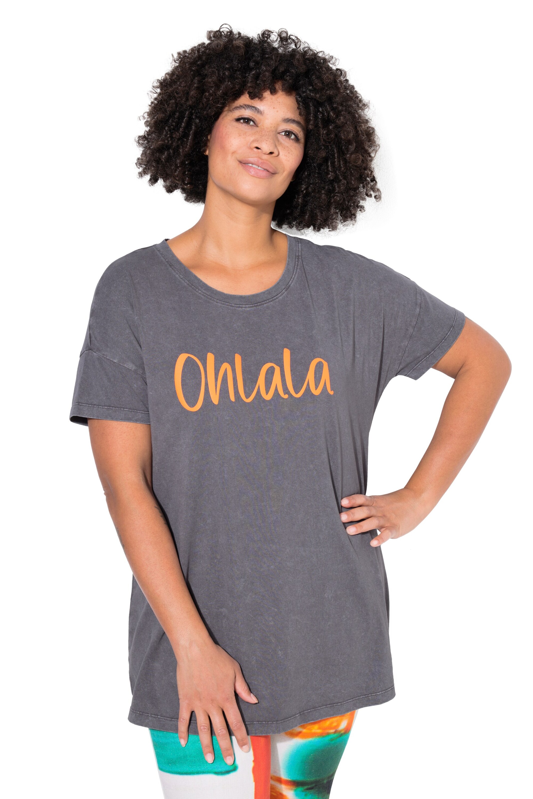 Angel of Style T-Shirt in Grau: Vorderseite