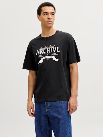 JACK & JONES T-shirt 'JJEDOVER' i beige