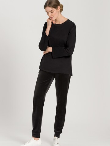 Hanro Longsleeve 'Natural Shirt' in Schwarz