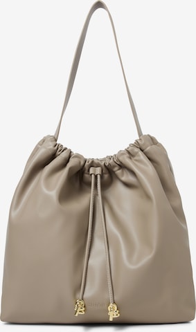 Poche ventrale 'Millie' HUGO en beige : devant