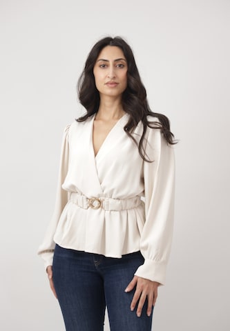 Camicia da donna di Elara in beige