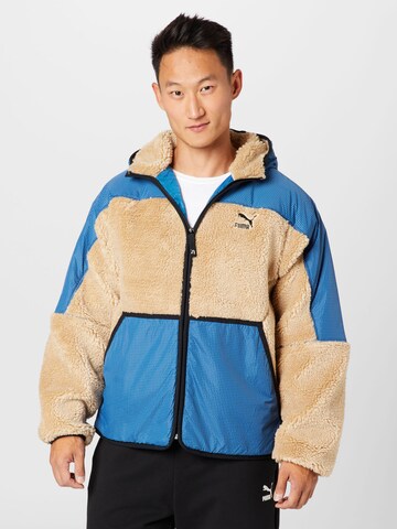 PUMA Between-Season Jacket in Beige: front