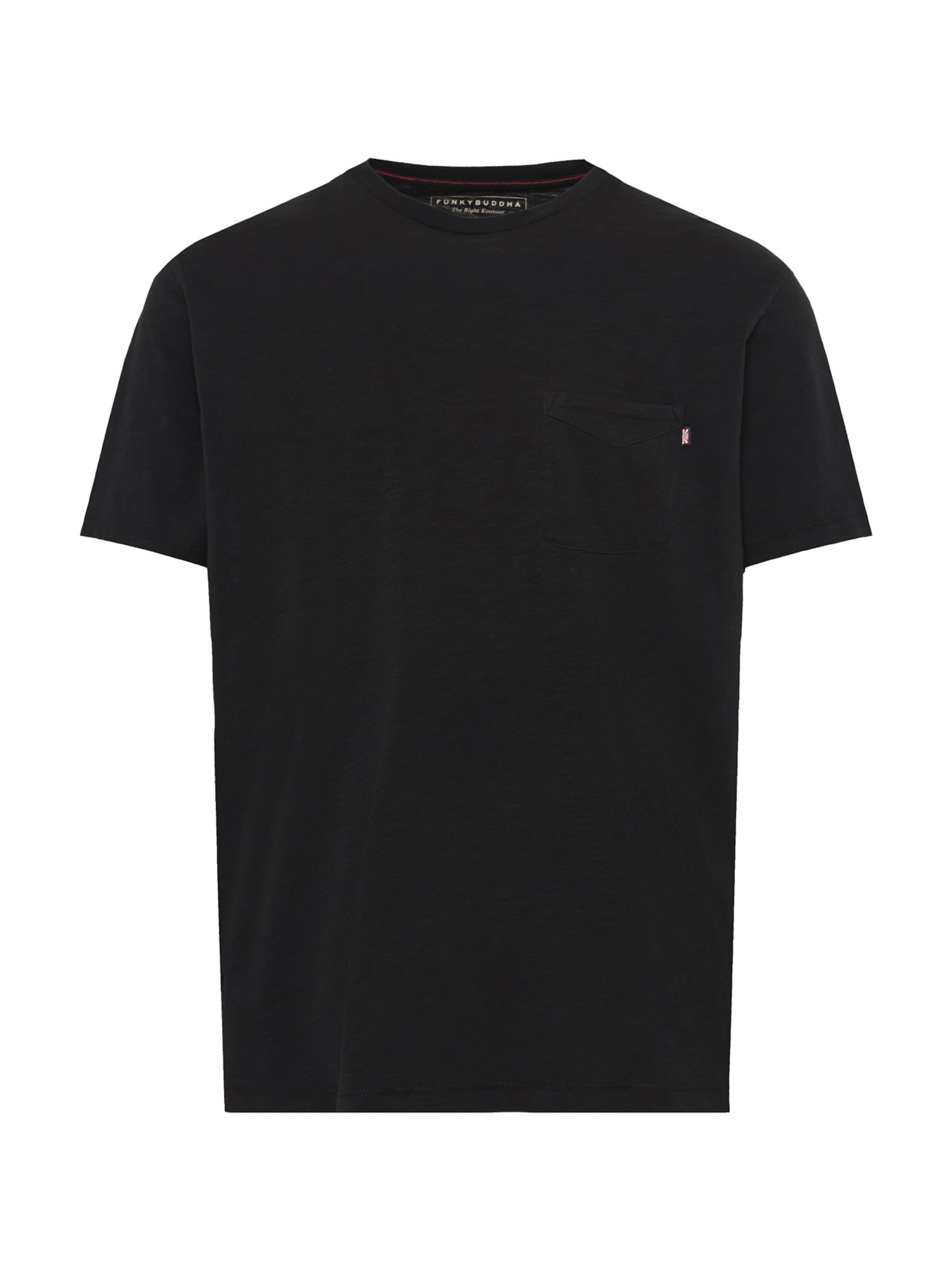 Funky Buddha Póló - fekete: elől