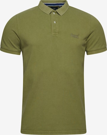 T-Shirt Superdry en vert : devant