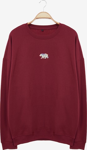 Trendyol - Sudadera en rojo: frente