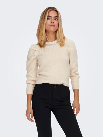 ONLY Pullover 'Patrizia' in Grau: Vorderseite