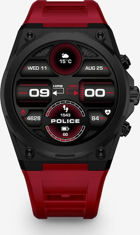 POLICE Digital watch ' My.Avatar 2 ' in Red: front