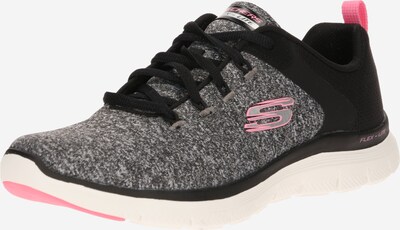 SKECHERS Madalad ketsid meleeritud hall / heleroosa / must, Tootevaade