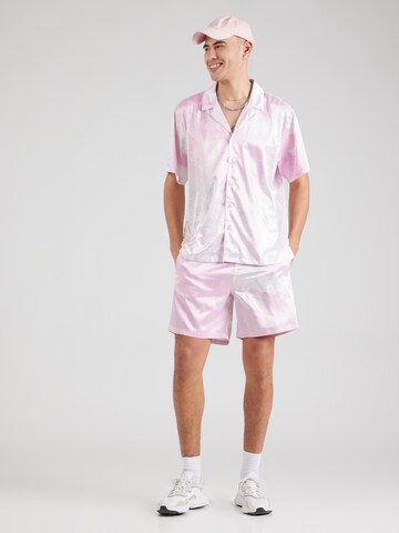 Carlo Colucci Comfort Fit Skjorte i pink