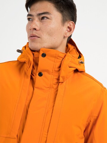 CAMEL ACTIVE teXXXactive® Funktionsjacke aus recyceltem Polyester in Orange