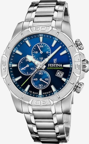Montre à affichage analogique FESTINA en bleu : devant
