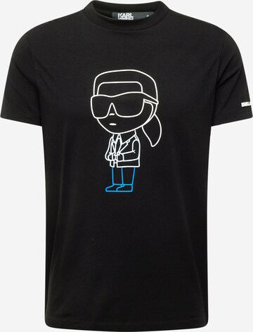 Karl Lagerfeld Shirt in Black: front