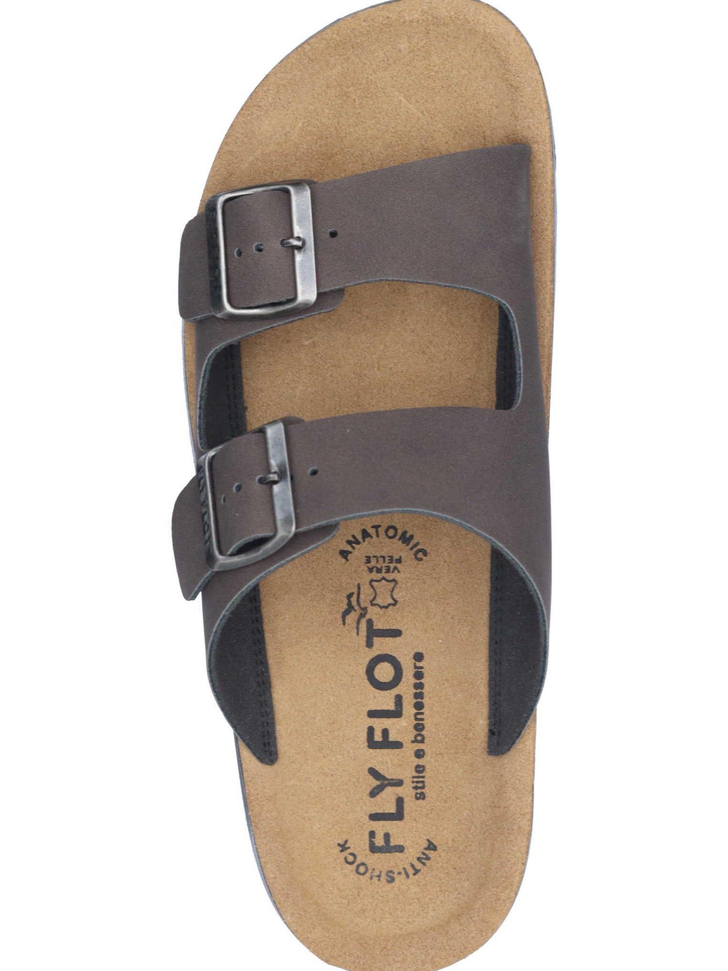 FLY FLOT Mules in Brown