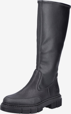 Rieker Boots in Black: front