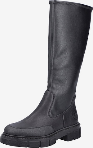 Bottes Rieker en noir : devant