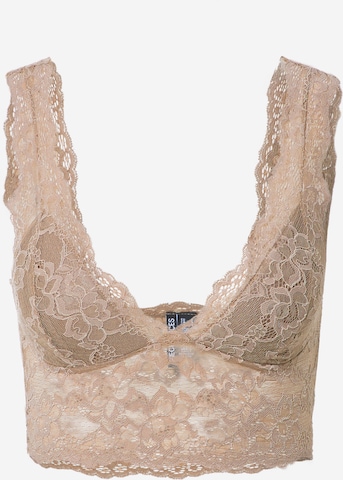 PIECES Bra 'Lina' in Brown: front