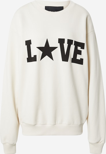 RAIINE Sweatshirt 'LAUREL' in schwarz / weiß, Produktansicht