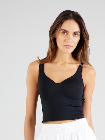 Bustino Reggiseno sportivo 'ALATE' di NIKE in nero: frontale