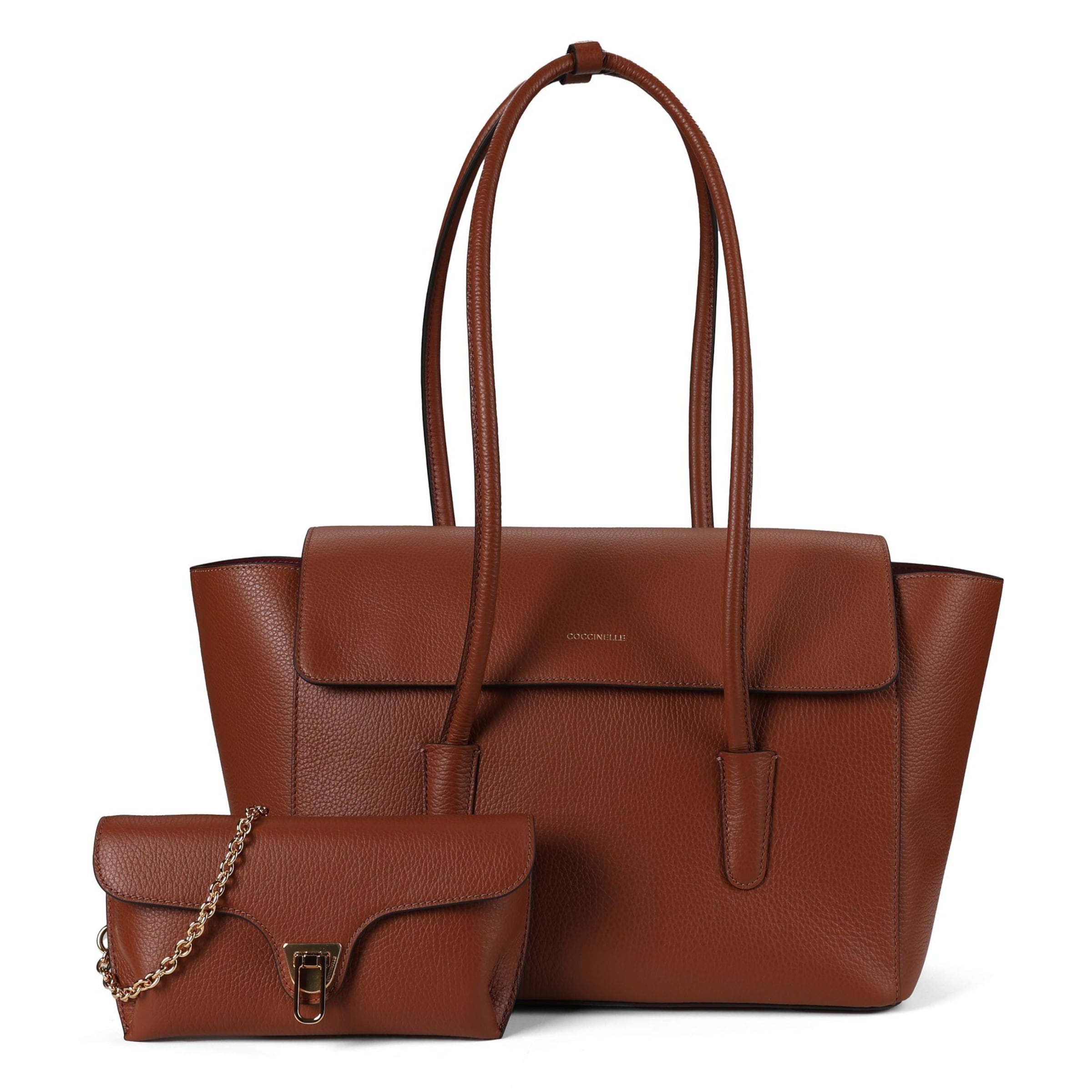 Sac bandoulière 'Beat' Coccinelle en marron : devant