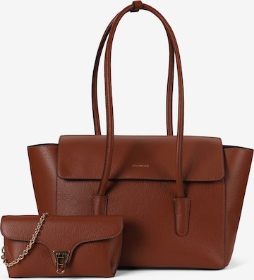 Sac bandoulière 'Beat' Coccinelle en marron : devant