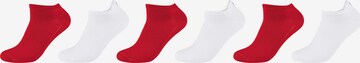 camano Ankle Socks in Red: front