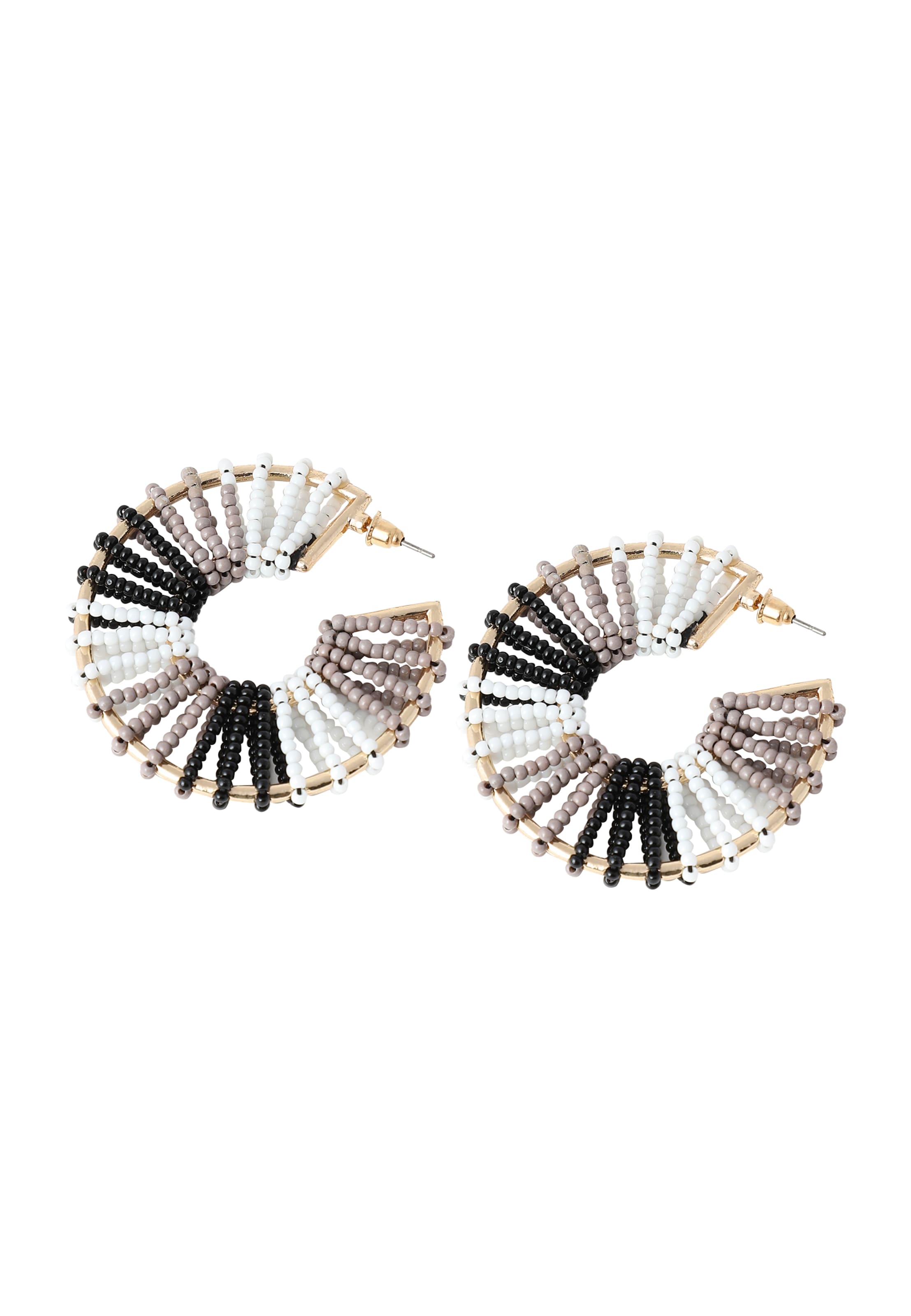 SOHI Náušnice 'Gabbie' – zlatá: přední strana