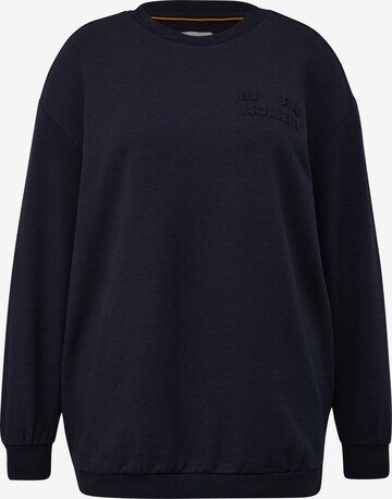 Sweat-shirt TRIANGLE en bleu : devant