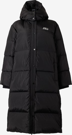 Karl Lagerfeld Pitkä talvitakki 'ESSENTIAL' koossa XS värissä musta, Tuotenäkymä