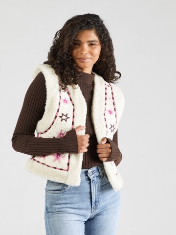 Gilet 'Timmy' Fabienne Chapot en beige : devant