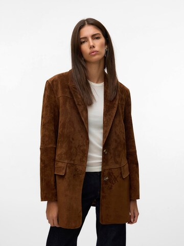 VERO MODA Between-season jacket 'VMPERNILLE' in Brown: front