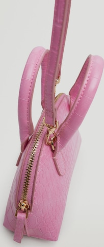 MANGO Handbag 'SHELL' in Pink: front