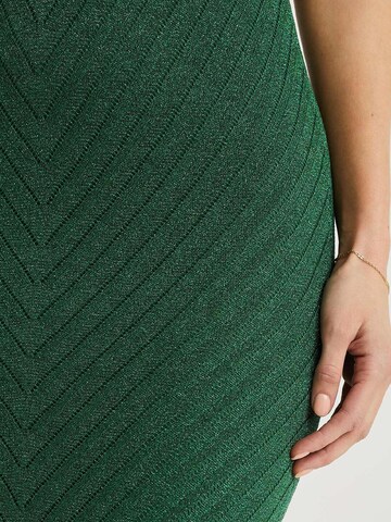 WE Fashion Knit dress in Green