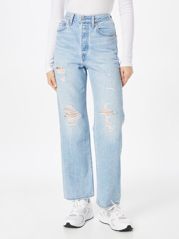 LEVI'S ® Regular Jeans 'Ribcage Straight Ankle' i blå: framsida