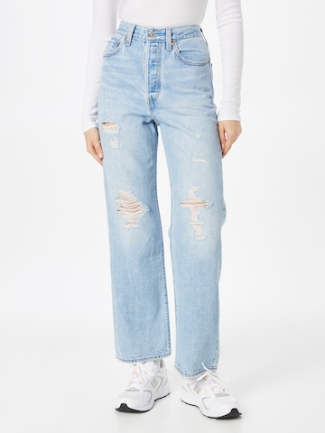 LEVI'S ® Regular Jeans 'Ribcage Straight Ankle' in Blauw: voorkant
