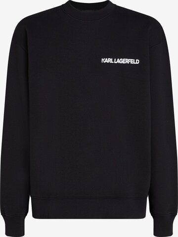 Karl Lagerfeld Sweatshirt 'Ikonik Outline' i svart: framsida