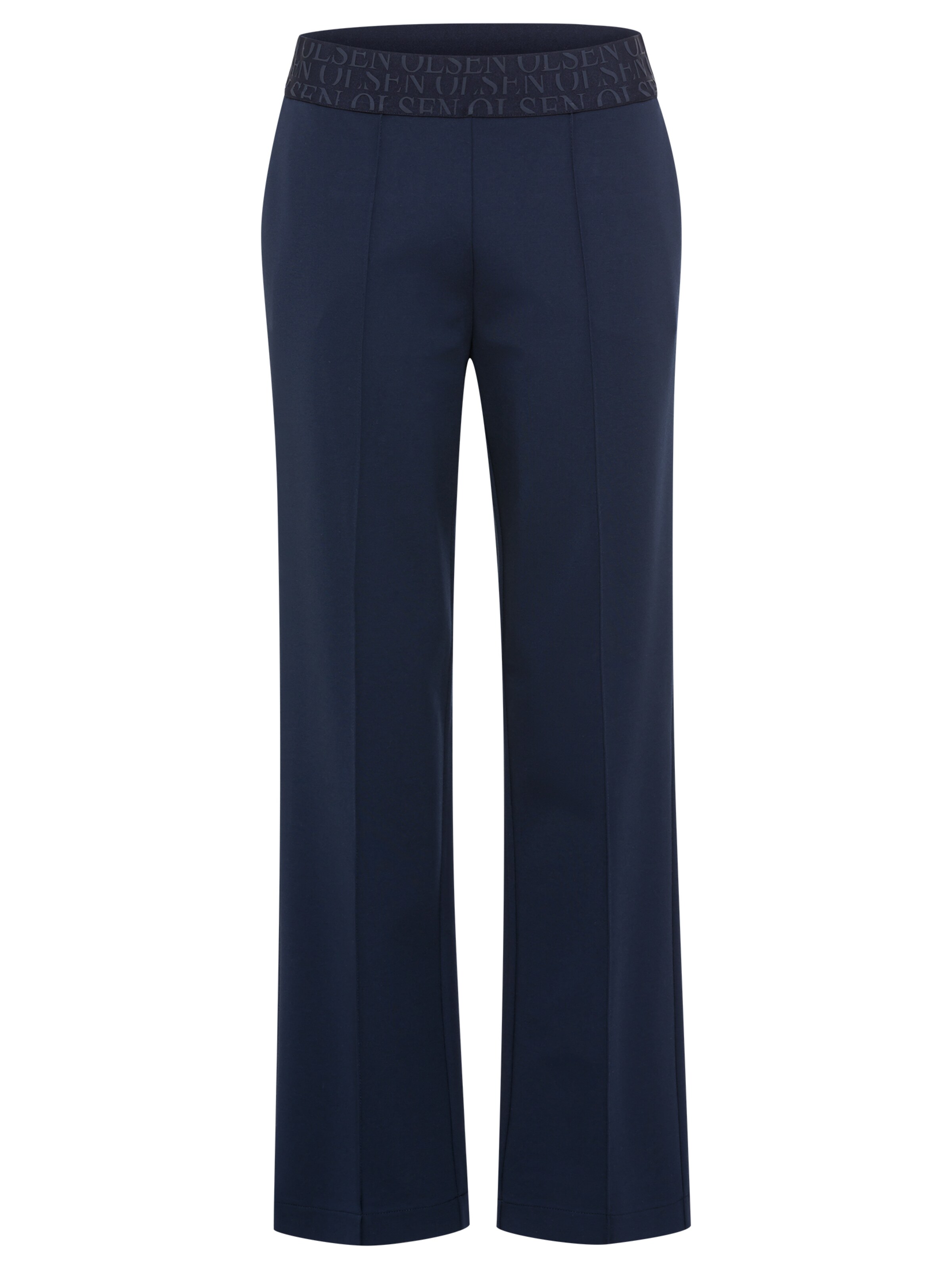 Olsen Regular Pleat-Front Pants in Blue