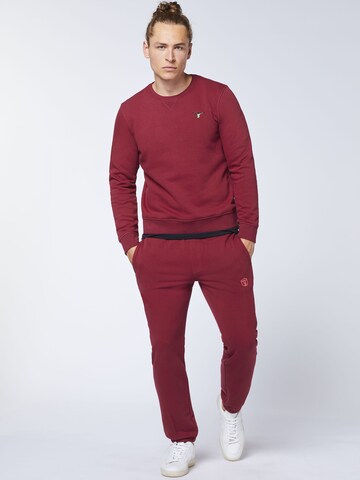 CHIEMSEE Tapered Pants in Red